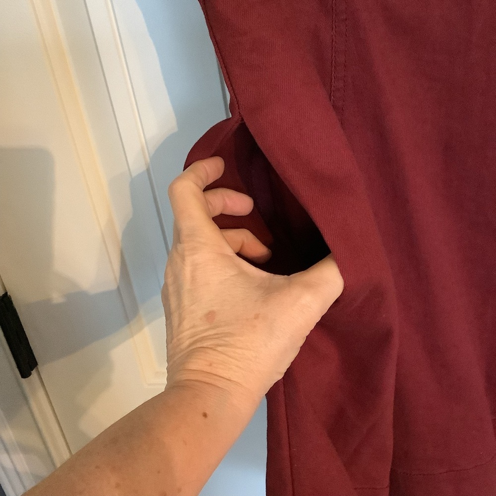 Draper James Rich Burgundy Dress View 5